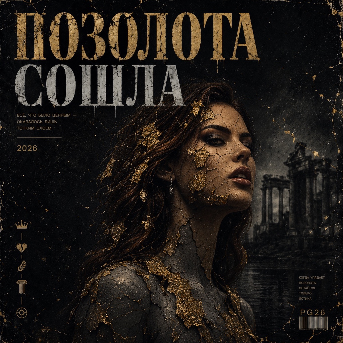 Позолота сошла